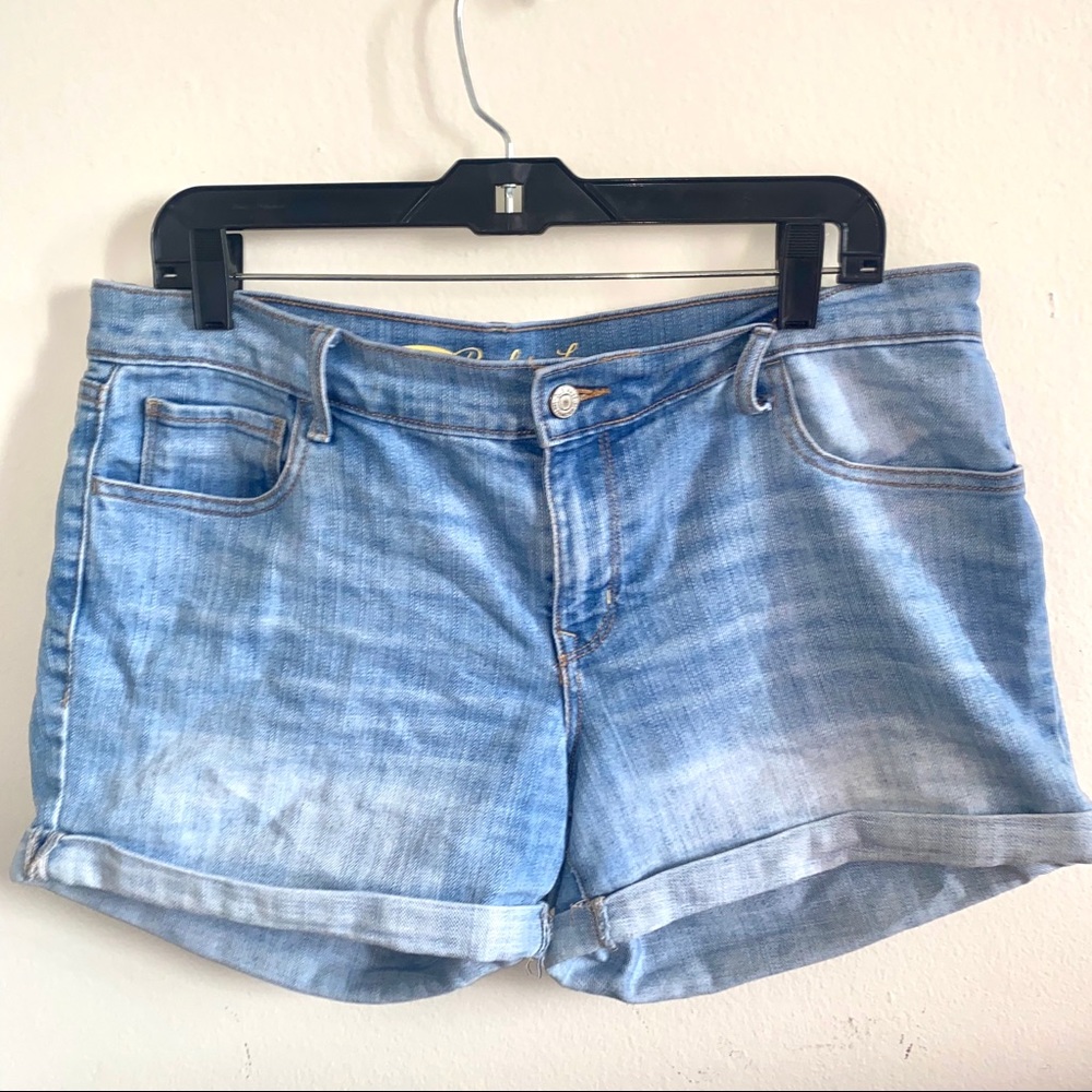 Old navy light blue shorts size 12